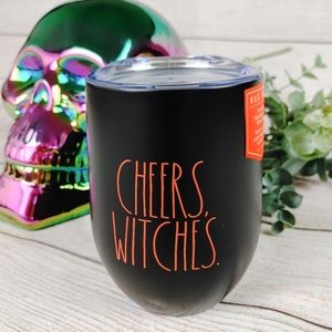 RAE DUNN Cheers Witches Wine Insulated Stainless steel Halloween Metal Cup Mug